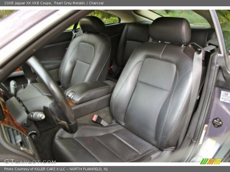 Pearl Grey Metallic / Charcoal 2008 Jaguar XK XK8 Coupe