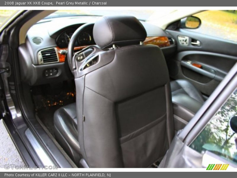 Pearl Grey Metallic / Charcoal 2008 Jaguar XK XK8 Coupe