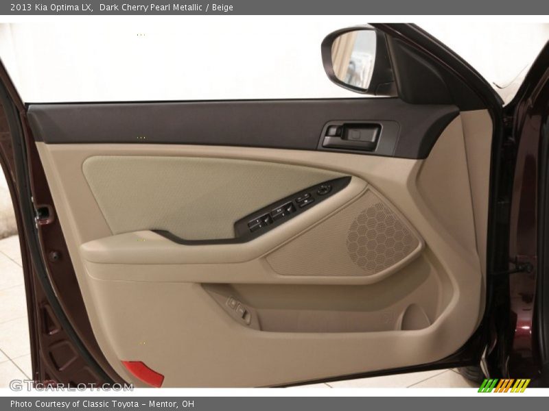 Dark Cherry Pearl Metallic / Beige 2013 Kia Optima LX