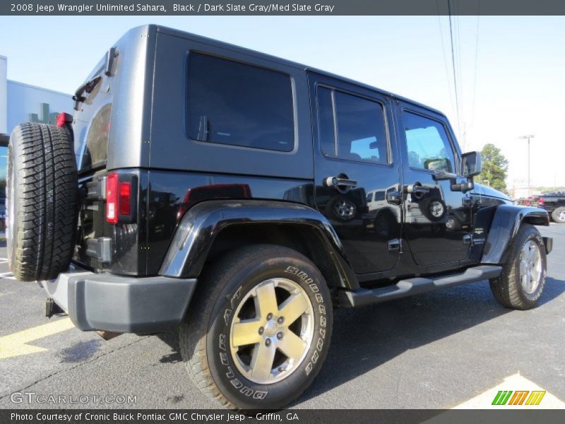 Black / Dark Slate Gray/Med Slate Gray 2008 Jeep Wrangler Unlimited Sahara