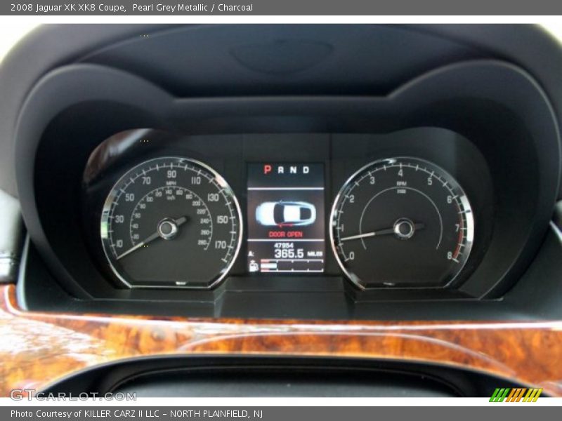 Pearl Grey Metallic / Charcoal 2008 Jaguar XK XK8 Coupe