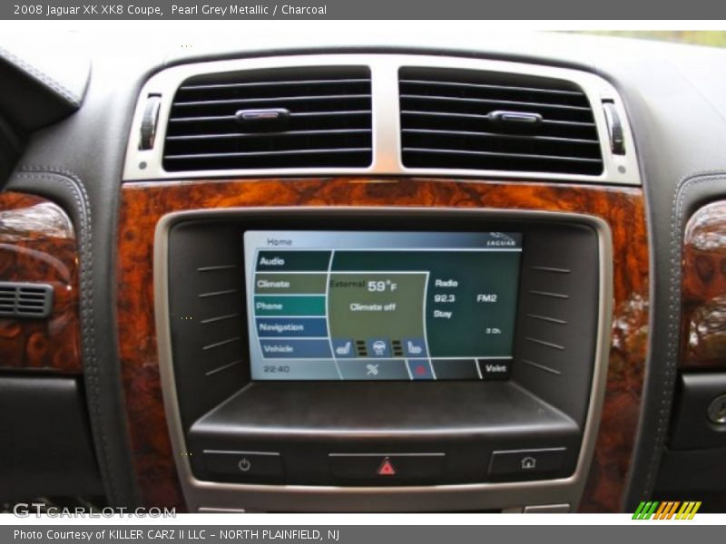 Pearl Grey Metallic / Charcoal 2008 Jaguar XK XK8 Coupe