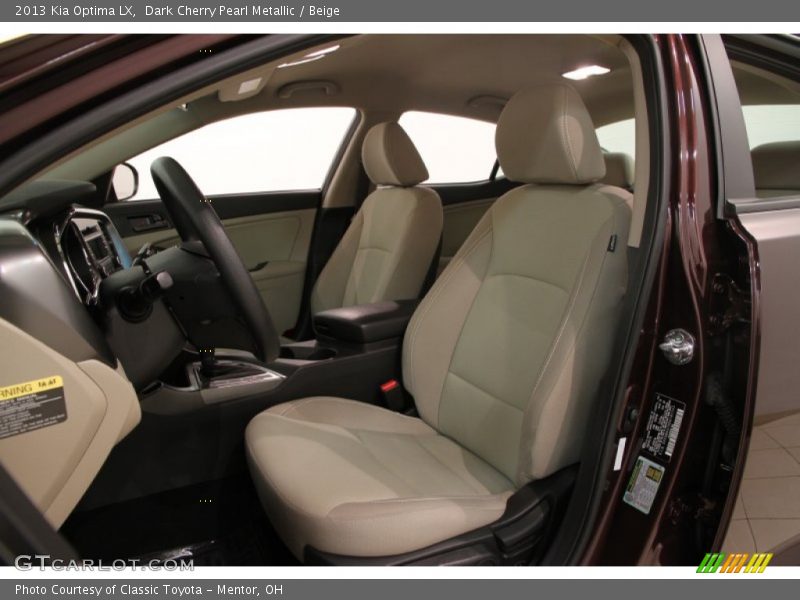 Dark Cherry Pearl Metallic / Beige 2013 Kia Optima LX