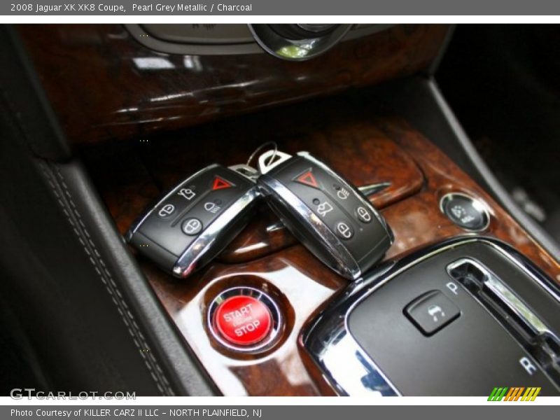 Pearl Grey Metallic / Charcoal 2008 Jaguar XK XK8 Coupe