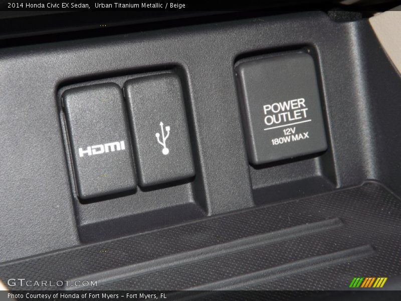 Controls of 2014 Civic EX Sedan