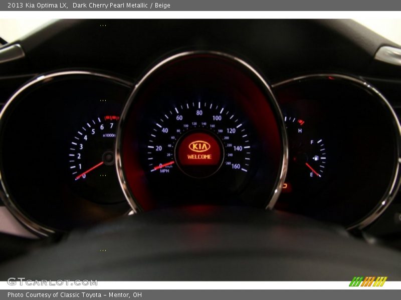 Dark Cherry Pearl Metallic / Beige 2013 Kia Optima LX