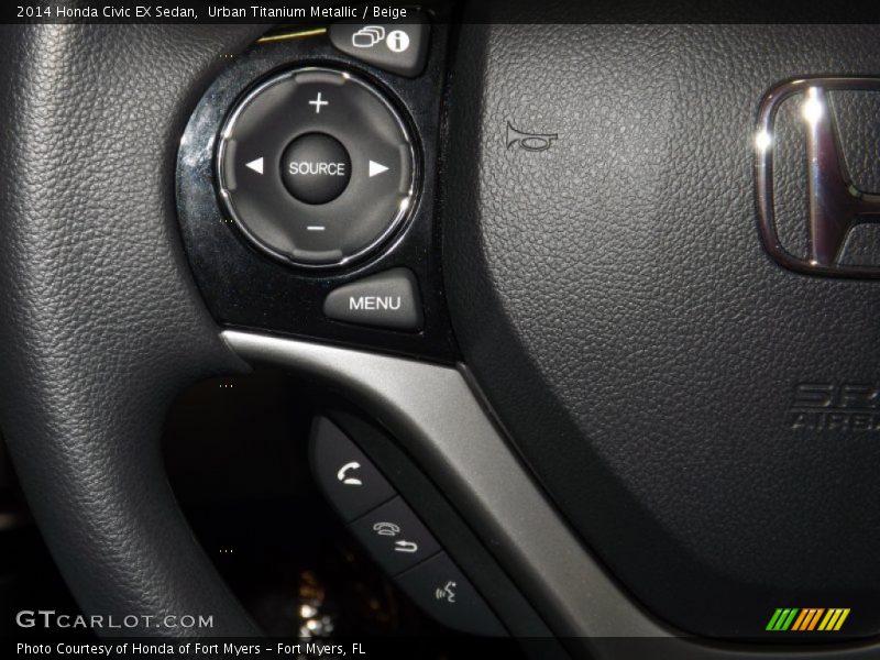 Controls of 2014 Civic EX Sedan