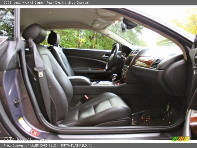 Pearl Grey Metallic / Charcoal 2008 Jaguar XK XK8 Coupe