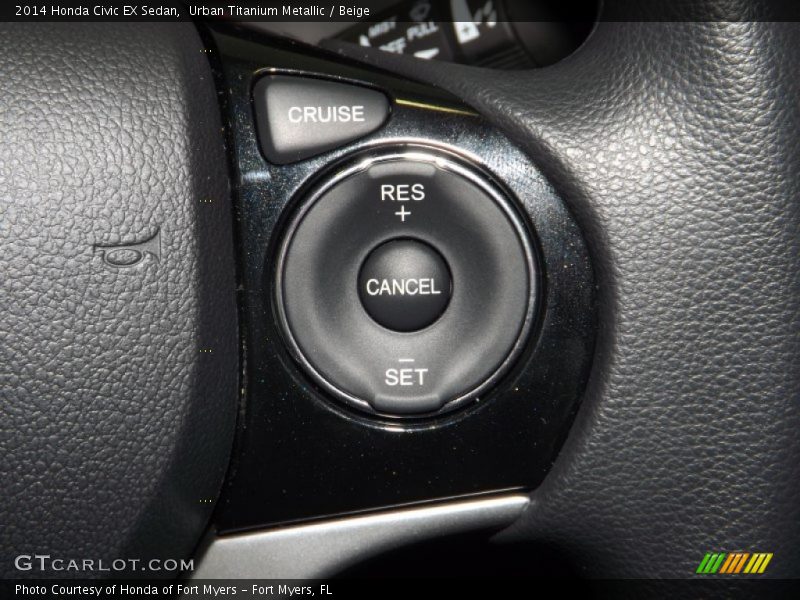 Controls of 2014 Civic EX Sedan