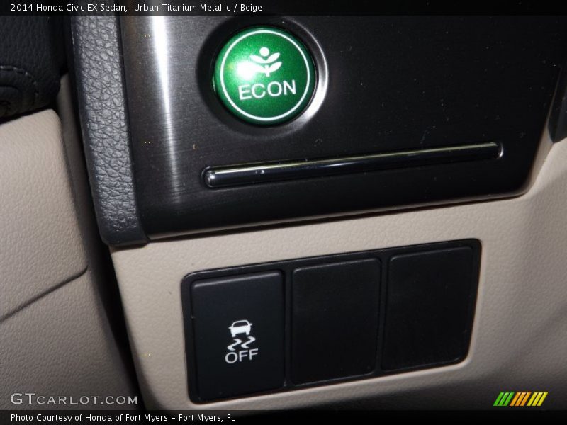 Controls of 2014 Civic EX Sedan