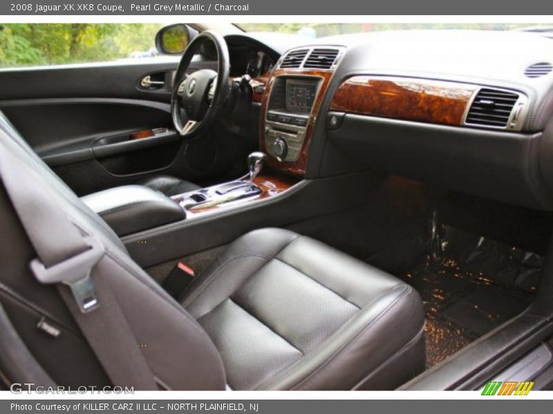 Pearl Grey Metallic / Charcoal 2008 Jaguar XK XK8 Coupe
