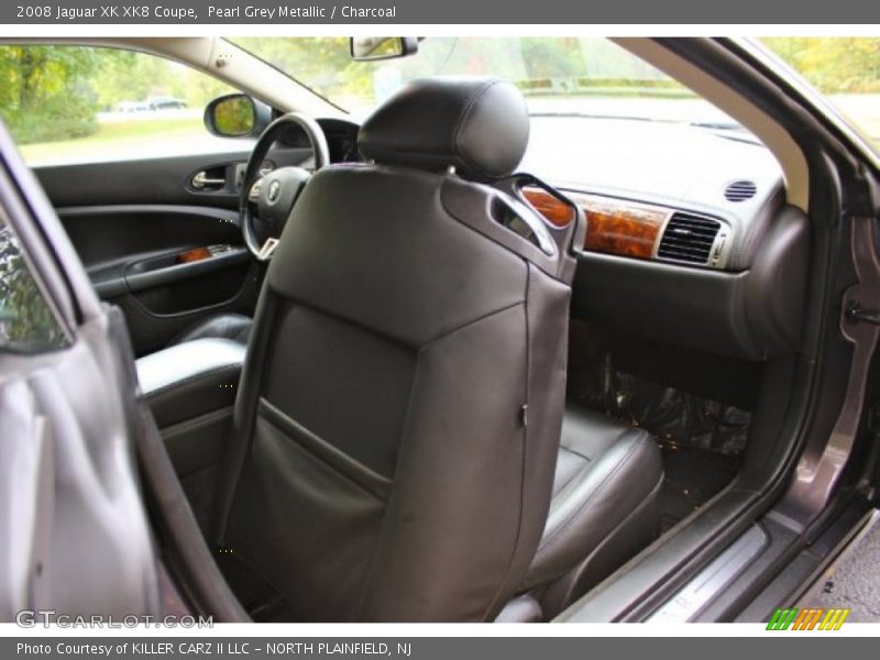 Pearl Grey Metallic / Charcoal 2008 Jaguar XK XK8 Coupe