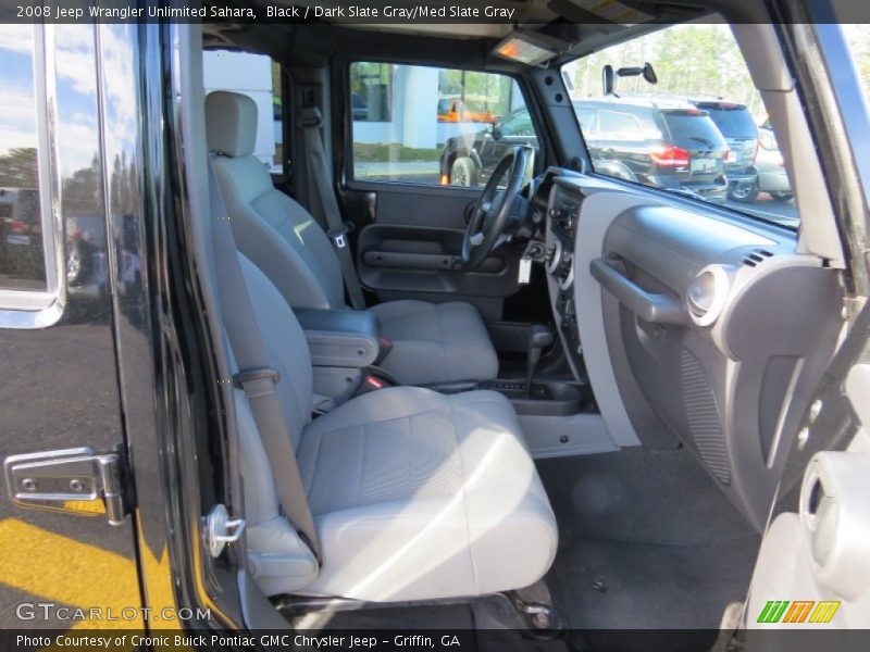 Black / Dark Slate Gray/Med Slate Gray 2008 Jeep Wrangler Unlimited Sahara