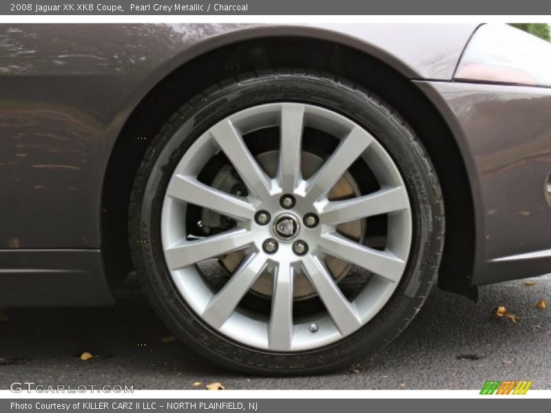 Pearl Grey Metallic / Charcoal 2008 Jaguar XK XK8 Coupe