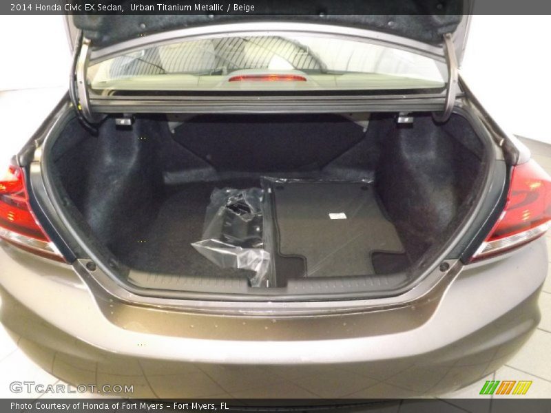 2014 Civic EX Sedan Trunk
