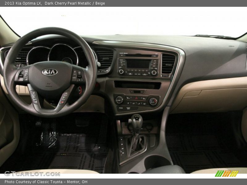Dark Cherry Pearl Metallic / Beige 2013 Kia Optima LX