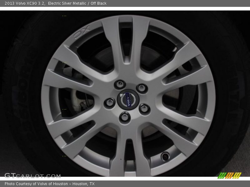Electric Silver Metallic / Off Black 2013 Volvo XC90 3.2