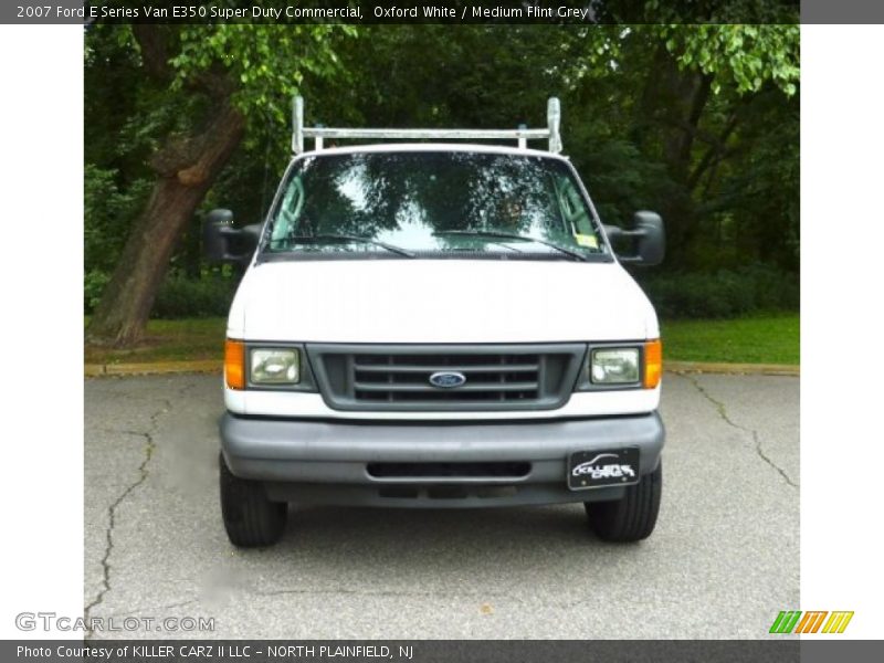 Oxford White / Medium Flint Grey 2007 Ford E Series Van E350 Super Duty Commercial