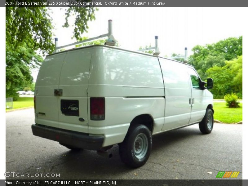 Oxford White / Medium Flint Grey 2007 Ford E Series Van E350 Super Duty Commercial