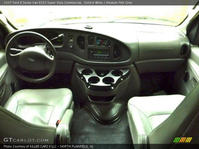 Oxford White / Medium Flint Grey 2007 Ford E Series Van E350 Super Duty Commercial
