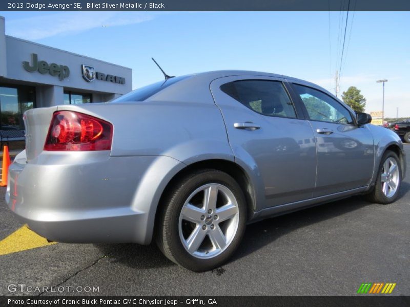 Billet Silver Metallic / Black 2013 Dodge Avenger SE