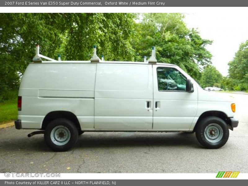 Oxford White / Medium Flint Grey 2007 Ford E Series Van E350 Super Duty Commercial