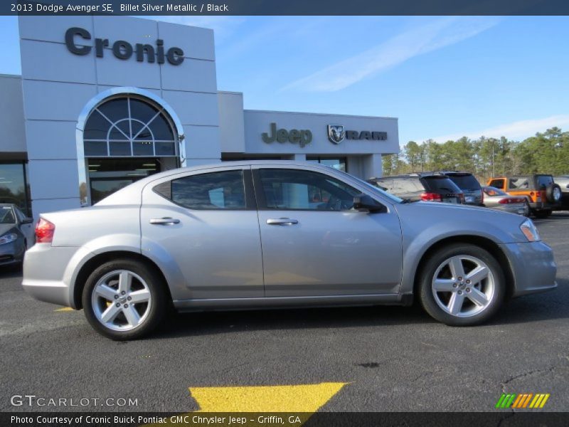 Billet Silver Metallic / Black 2013 Dodge Avenger SE