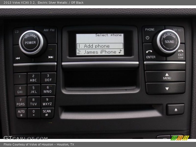 Electric Silver Metallic / Off Black 2013 Volvo XC90 3.2
