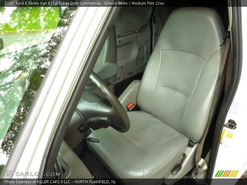Oxford White / Medium Flint Grey 2007 Ford E Series Van E350 Super Duty Commercial