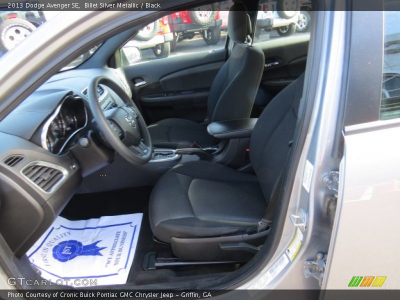 Billet Silver Metallic / Black 2013 Dodge Avenger SE