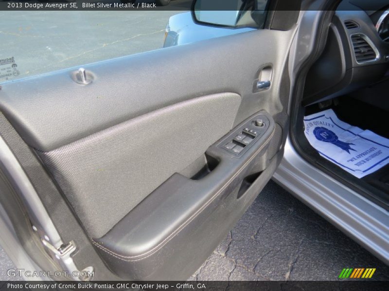 Billet Silver Metallic / Black 2013 Dodge Avenger SE