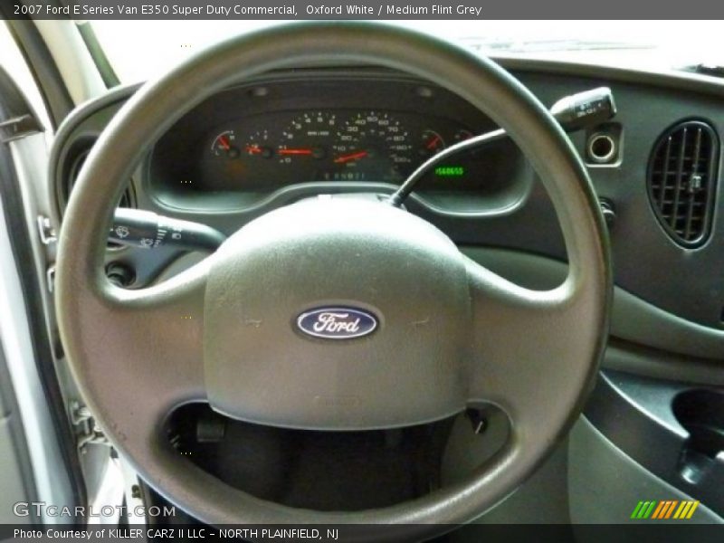Oxford White / Medium Flint Grey 2007 Ford E Series Van E350 Super Duty Commercial