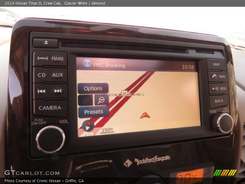 Navigation of 2014 Titan SL Crew Cab