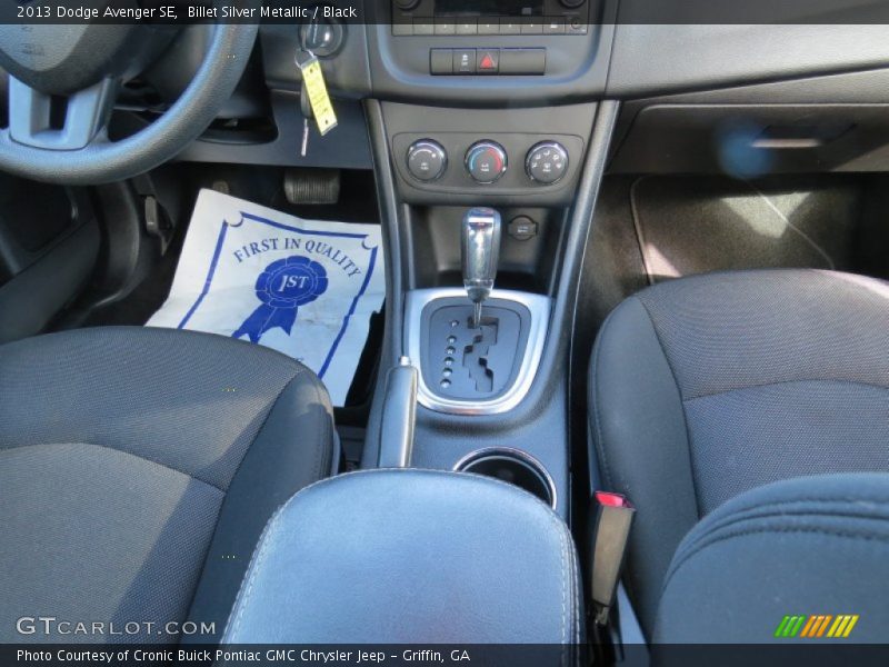 Billet Silver Metallic / Black 2013 Dodge Avenger SE