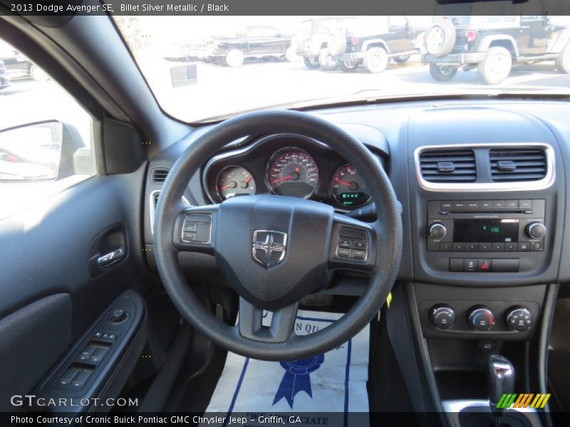Billet Silver Metallic / Black 2013 Dodge Avenger SE