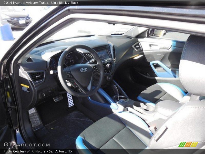 Black Interior - 2014 Veloster Turbo 