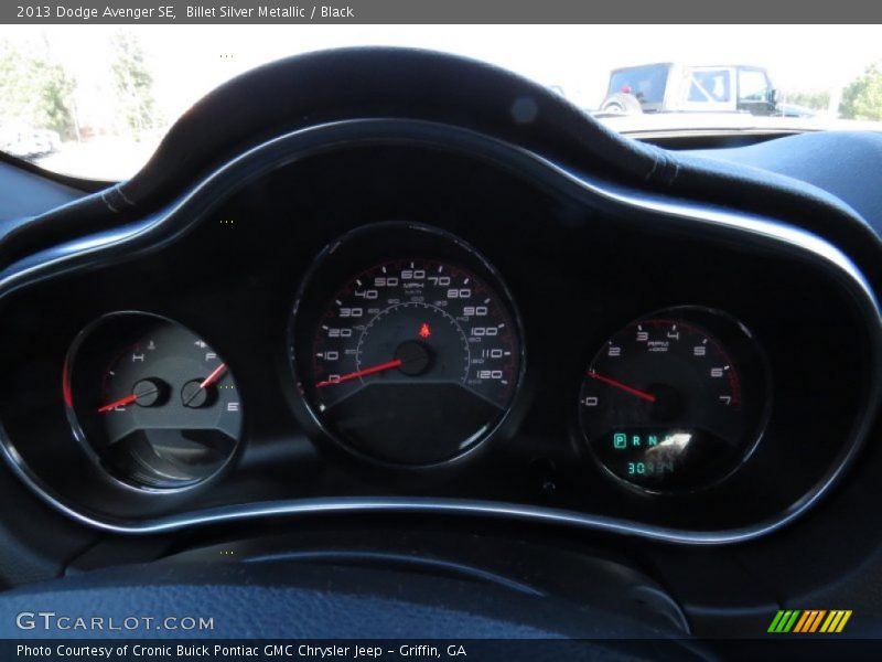 Billet Silver Metallic / Black 2013 Dodge Avenger SE