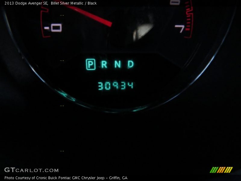 Billet Silver Metallic / Black 2013 Dodge Avenger SE