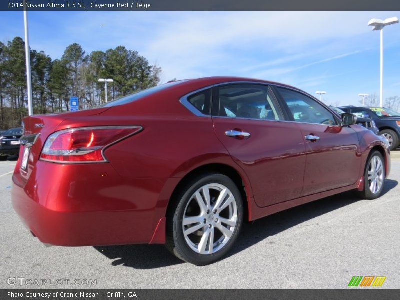  2014 Altima 3.5 SL Cayenne Red