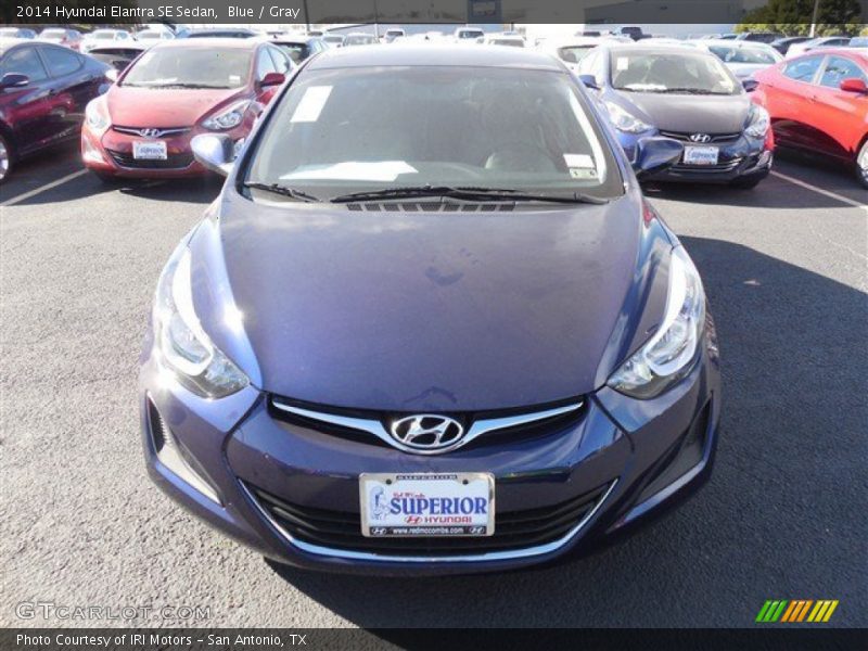 Blue / Gray 2014 Hyundai Elantra SE Sedan