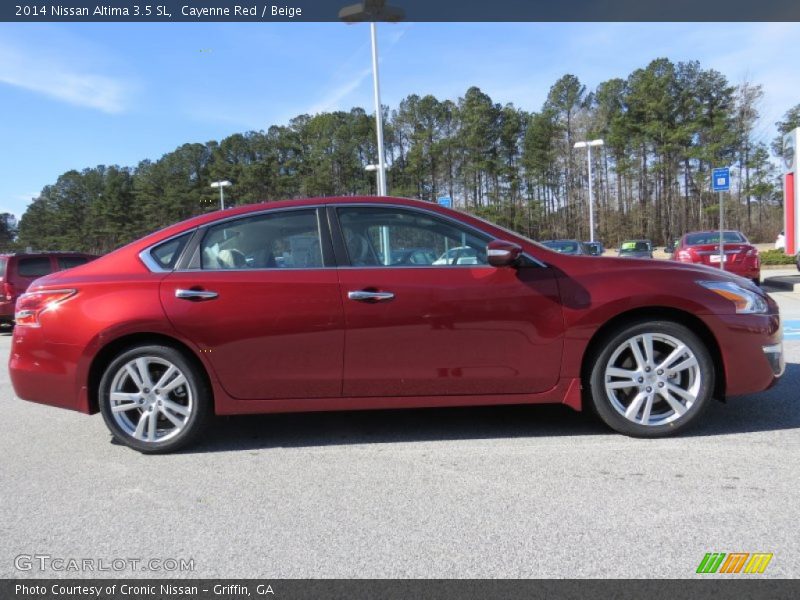  2014 Altima 3.5 SL Cayenne Red