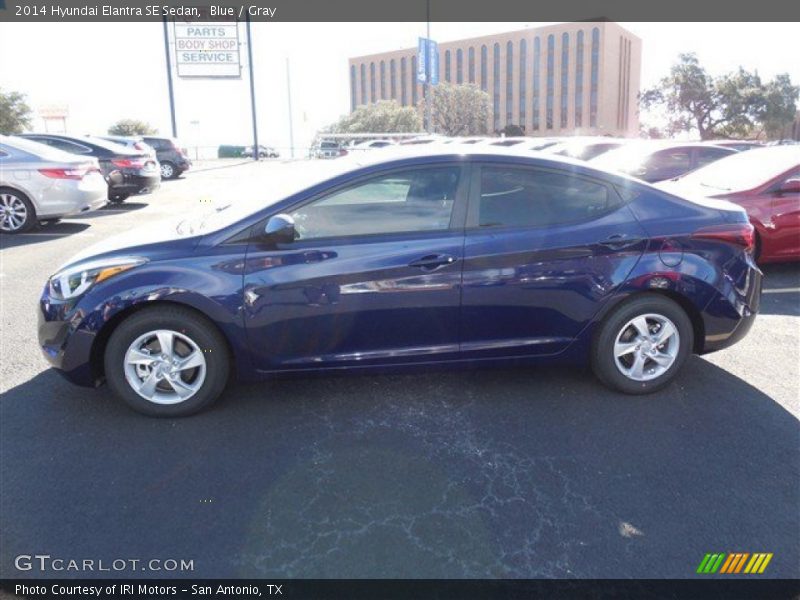 Blue / Gray 2014 Hyundai Elantra SE Sedan