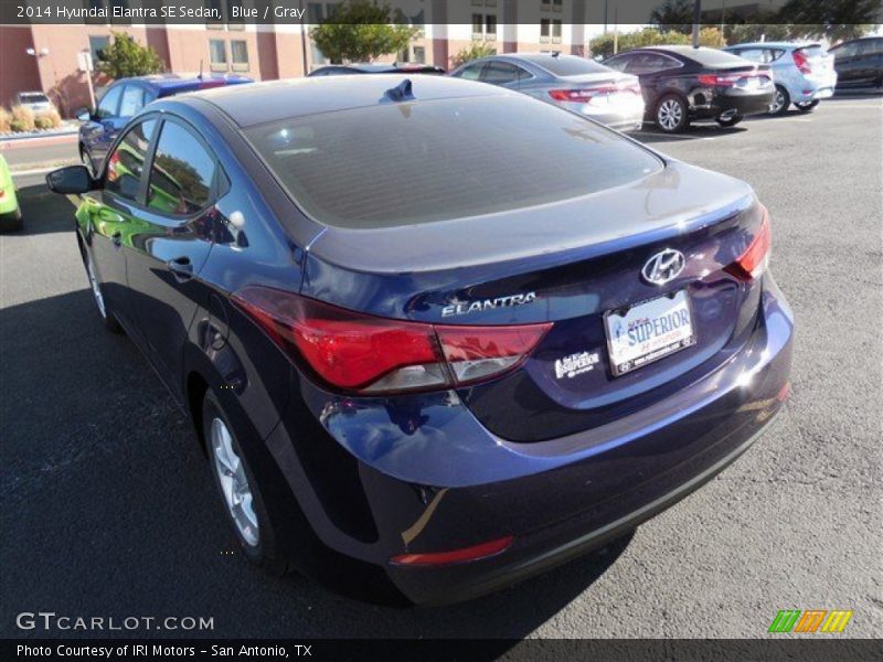 Blue / Gray 2014 Hyundai Elantra SE Sedan
