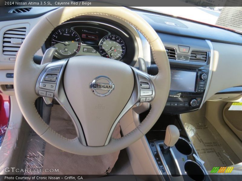 Cayenne Red / Beige 2014 Nissan Altima 3.5 SL