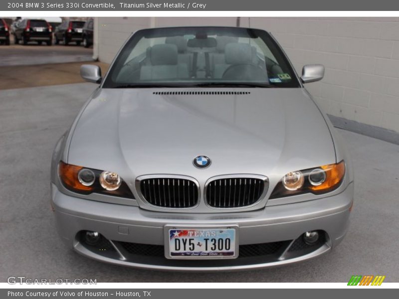 Titanium Silver Metallic / Grey 2004 BMW 3 Series 330i Convertible