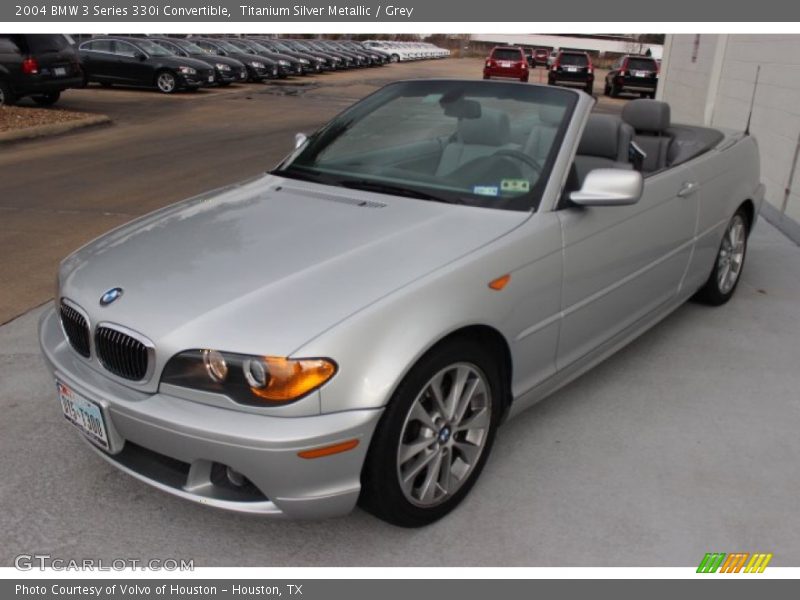 Titanium Silver Metallic / Grey 2004 BMW 3 Series 330i Convertible