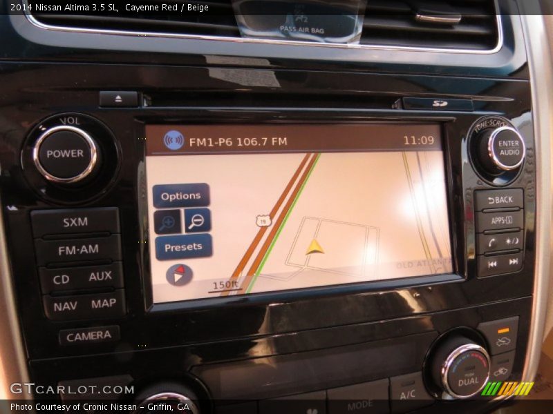 Audio System of 2014 Altima 3.5 SL