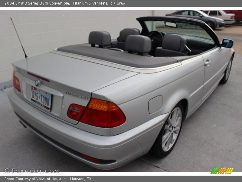 Titanium Silver Metallic / Grey 2004 BMW 3 Series 330i Convertible
