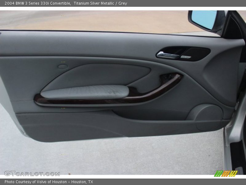 Titanium Silver Metallic / Grey 2004 BMW 3 Series 330i Convertible