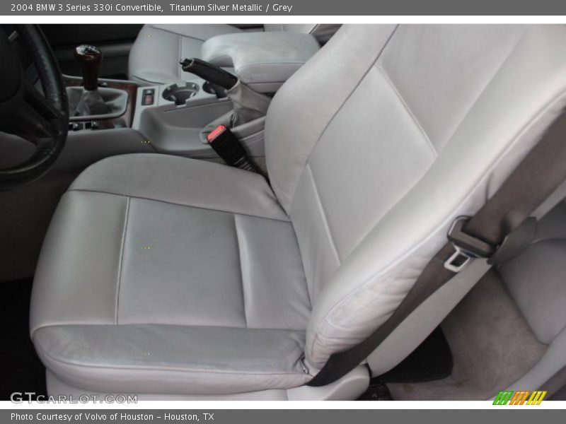 Titanium Silver Metallic / Grey 2004 BMW 3 Series 330i Convertible